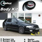 Дефлектор губ на бампер для Skoda Citigo, передний спойлер, юбка для TopGear, Friends, тюнинг автомобиля, обвес, полоска