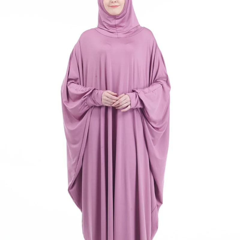 

Ramadan Islamic Clothing Prayer Dress Women Formal Muslim Garment Hooded Dubai Turkey Hijab Kimono