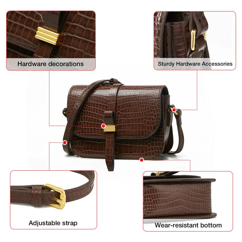 foxer lady small crossbody bag fashion 2022 vintage shoulder messenger bags for women split leather commute handbag casual purse free global shipping