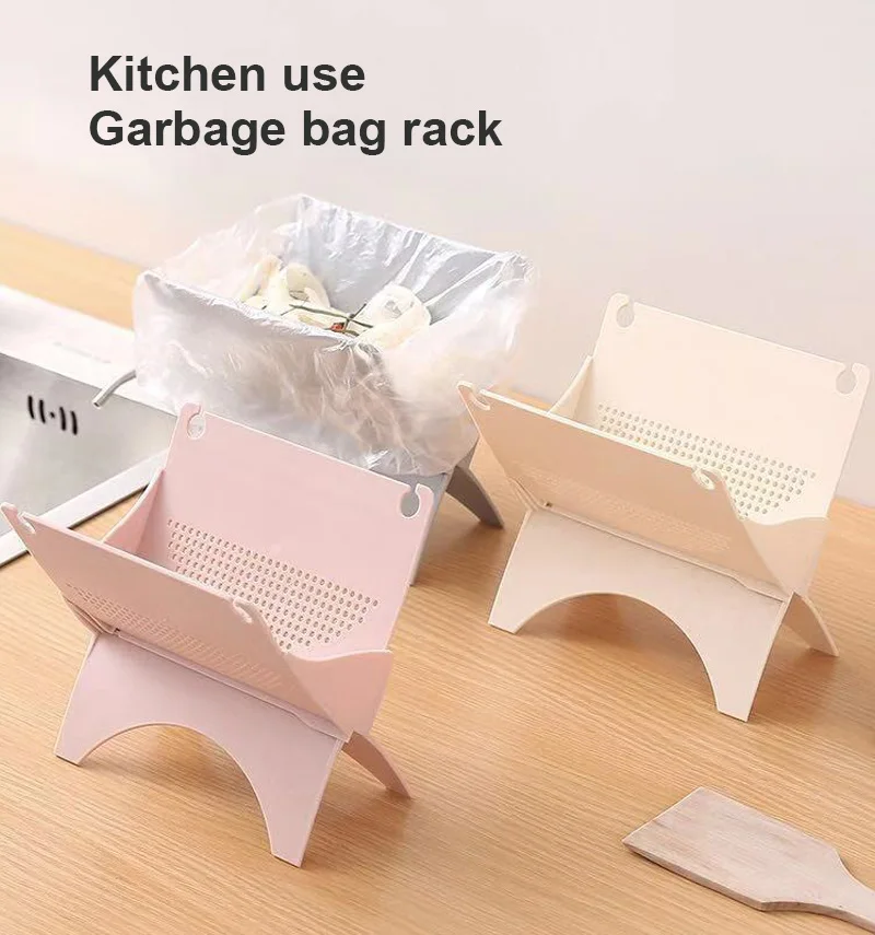 

Multifunctional desktop storage box storage rack drainage garbage bag rack