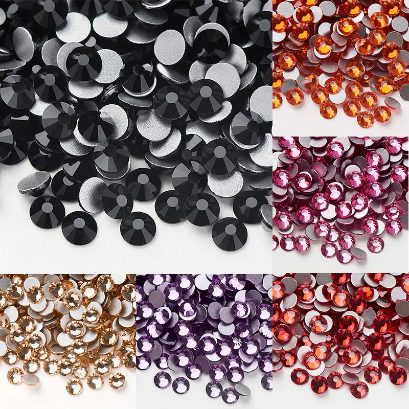 Стразы стекло/ss2 ss30All размер высокое качество стеклянные камни супер блестящий