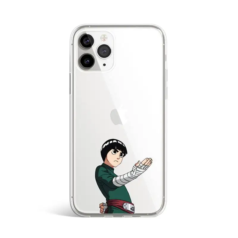 

Rock Bruce Lee Phone Case Transparent for iPhone 11 12 mini pro XS MAX 8 7 6 6S Plus X 5S SE 2020 XR