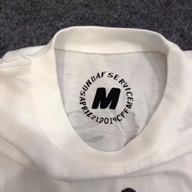 

Kanye West Sunday Service Holy Spirit CPFM T Shirts Best quality Shantou Kanye West KIDS SEE GHOSTS Long sleeve T-shirt Top Tees