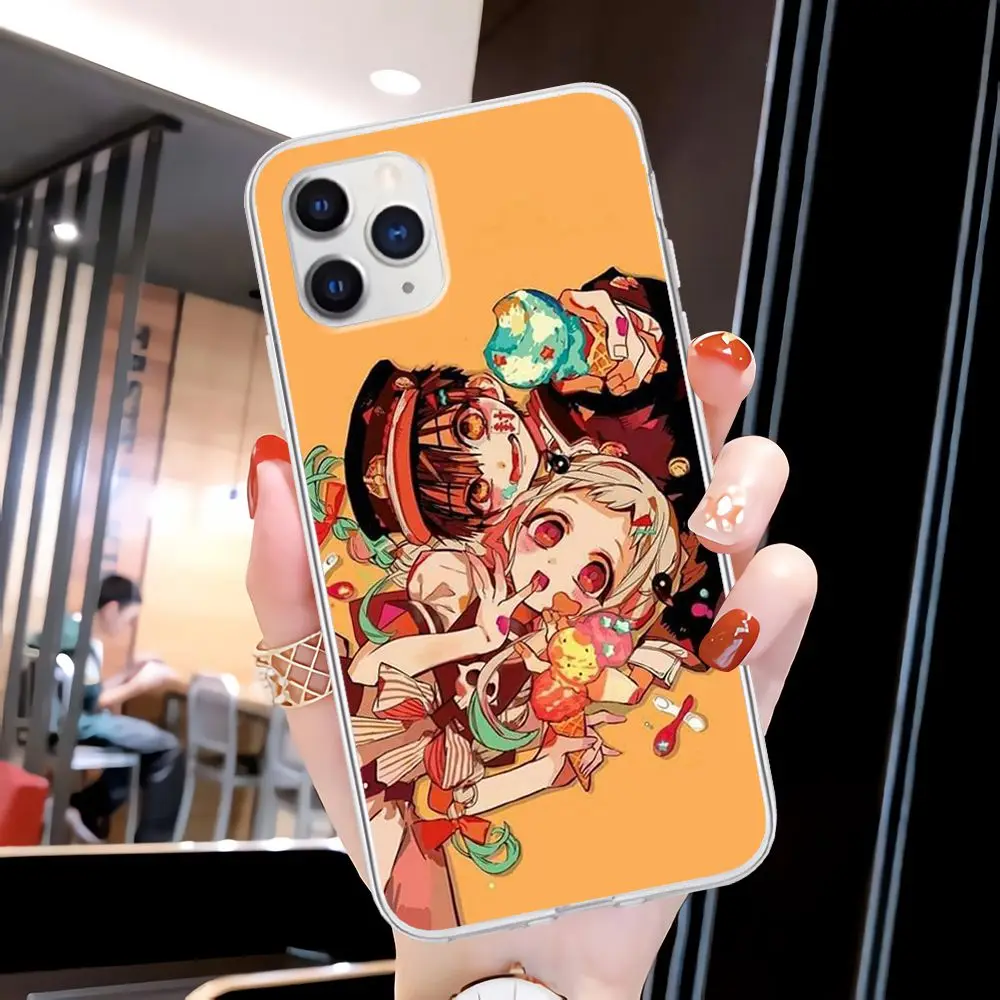 

Toilet bound Hanako kun Transparent Mobile Phone Case Clear Cover For Huawei P20 P40 Lite P30 Pro P Smart 2019 Nova 3e 6 Se