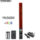 YONGNUO YN360 III YN360III ручной светодиодный светильник для видео с сенсорным регулированием Bi-colo 3200k до 5500k RGB цветовая температура с пультом дистанционного управления