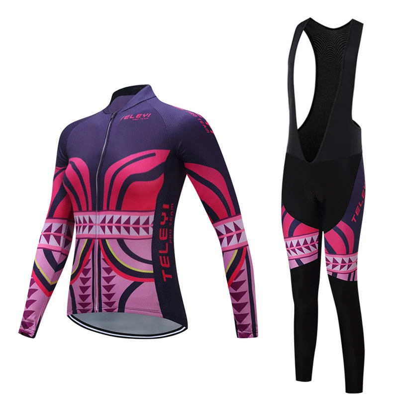 

2022 Women Cycling Jersey Set Female Road Bike Clothing Maillot Mtb Skinsuit Bicycle Clothes Kit Sport Wear Bib Pants Dress Suit