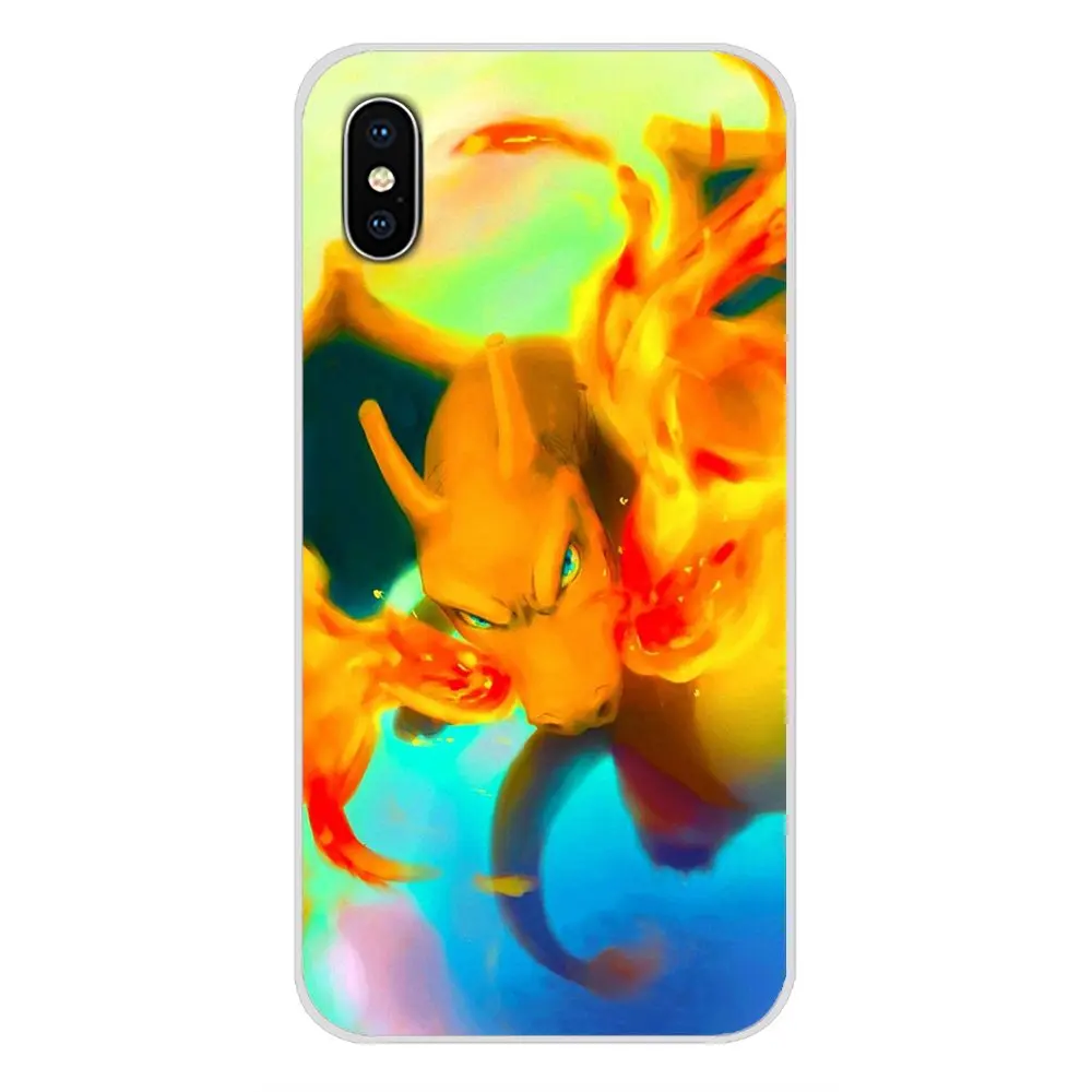 images 8 Прозрачный чехол из материала tpu для samsung A10 A30 A40 A50 A60 A70 Galaxy S2 Note 2 3 большое ядро премьер-кун покемонов Чаризард Charmander - Цвет: images 8