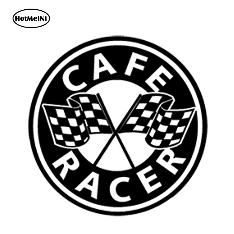 HotMeiNi 13 см x автостайлинг Автомобильная наклейка CAFE RACER Auto Moto Sticker s они зеленые