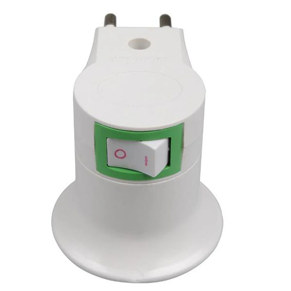 E27 LED Night Light Bulb Holder Adapter Converter Lamp Socket Base with Switch | Лампы и освещение