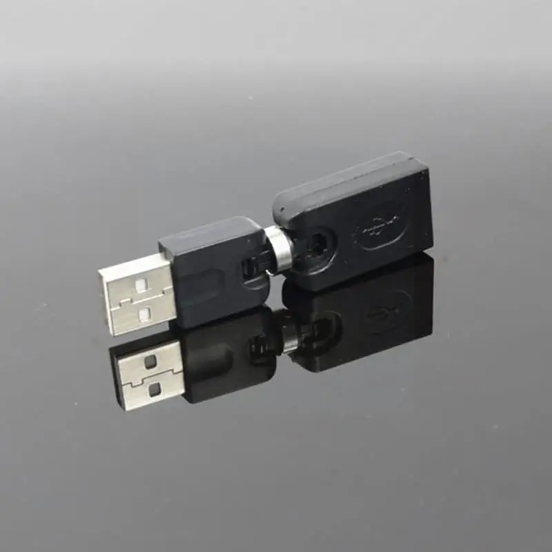 

360 Degree Rotating USB 2.0 Male to Female Extension Adapter Cable Converter Z2B0