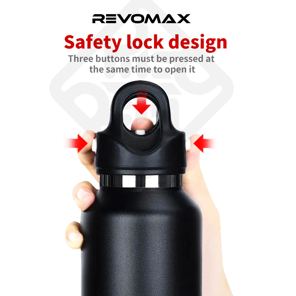 Термос RevoMax из нержавеющей стали портативная термос большой емкости без