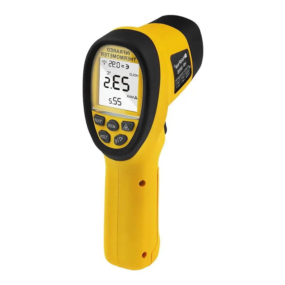 

HOLDPEAK Digital Infrared Thermometer HP-985A Laser IR Temperature Non-Contact Handheld (-50℃ to 1060℃),for industry DS 16:1