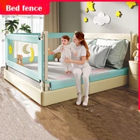childrens bed barrier fence safety guardrail security foldable baby home playpen on bed fencing gate crib adjustable kids rails
