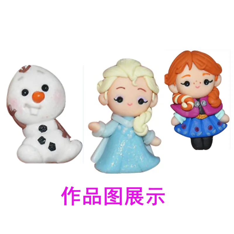 Волшебная глина принцессы Эльзы и Анны из мультфильма Холодное сердце 24 цвета