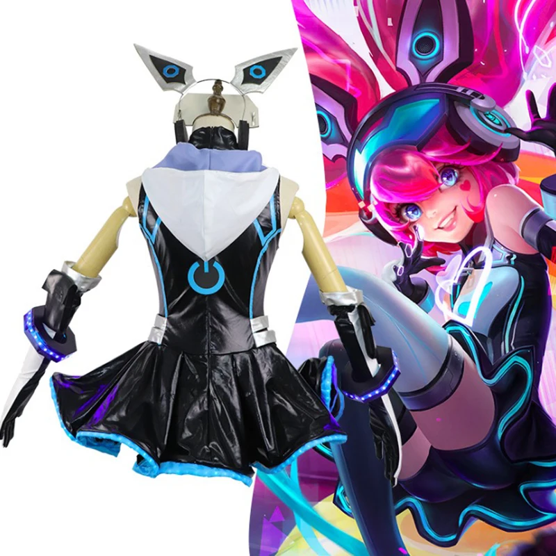 Костюмы для косплея игровой арены долото хакерская девушка платье Анжелы костюм
