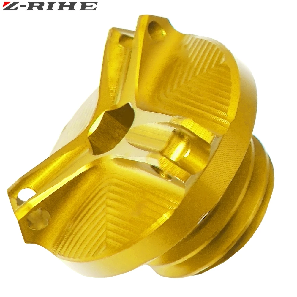 Motorcycle Accessories CNC Oil Filler Cap Plug For SUZUKI GSX-R GSX-S GSXR 1000/750/600/125 GSX1300R HAYABUSA RV 125/200 VANVAN - Цвет: Золотой