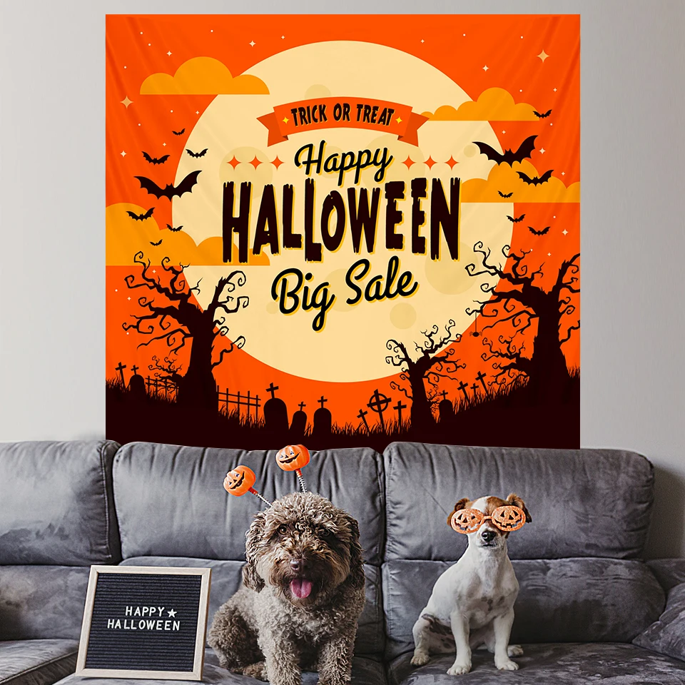 

Психоделическая сцена гобелен для домашнего декора Мандала украшение на стену хиппи, Хэллоуин колдовство богемный Декор