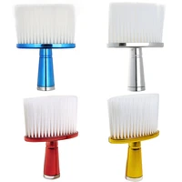 electroplate barber cleaning brush soft bristle hair brush neck duster for barber salon hair salon equipment