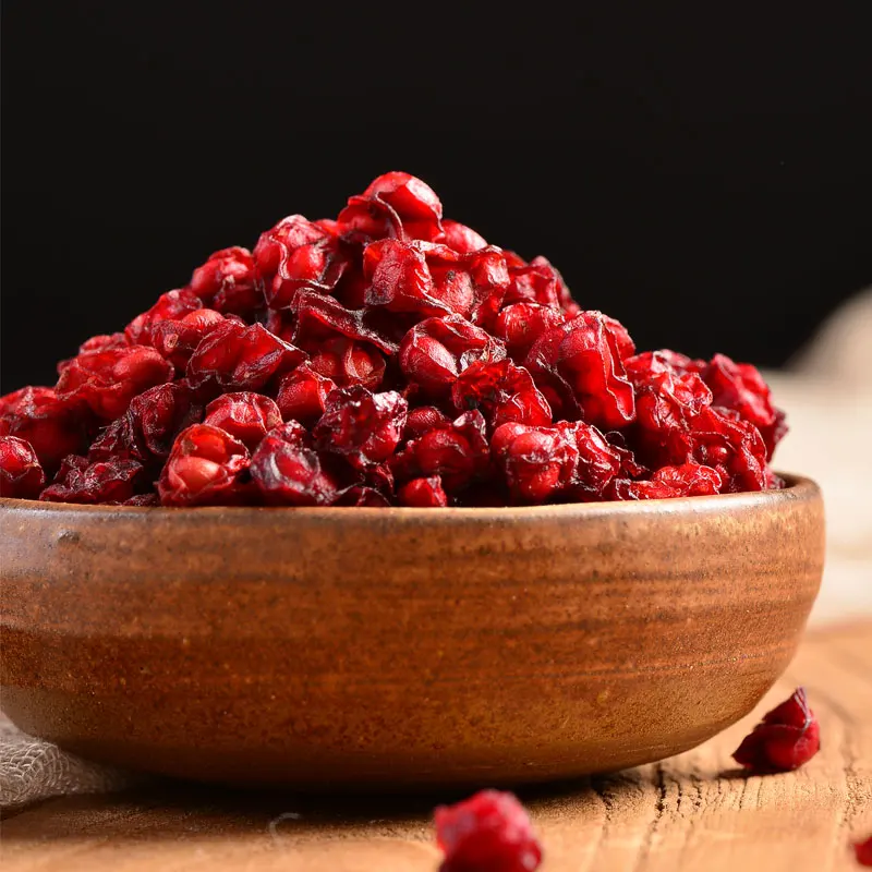 

Premium Organic Schisandra Dried Berries Wu Wei Zi Tonic Five Flavours Fruit