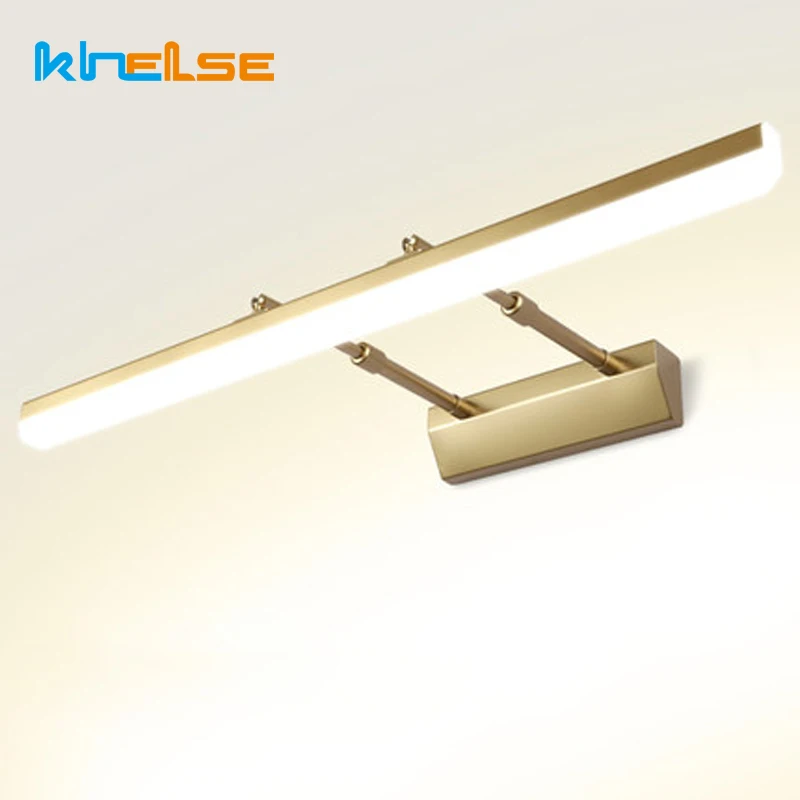 Светодиодный настенный светильник для ванной комнаты лампа зеркала теплый