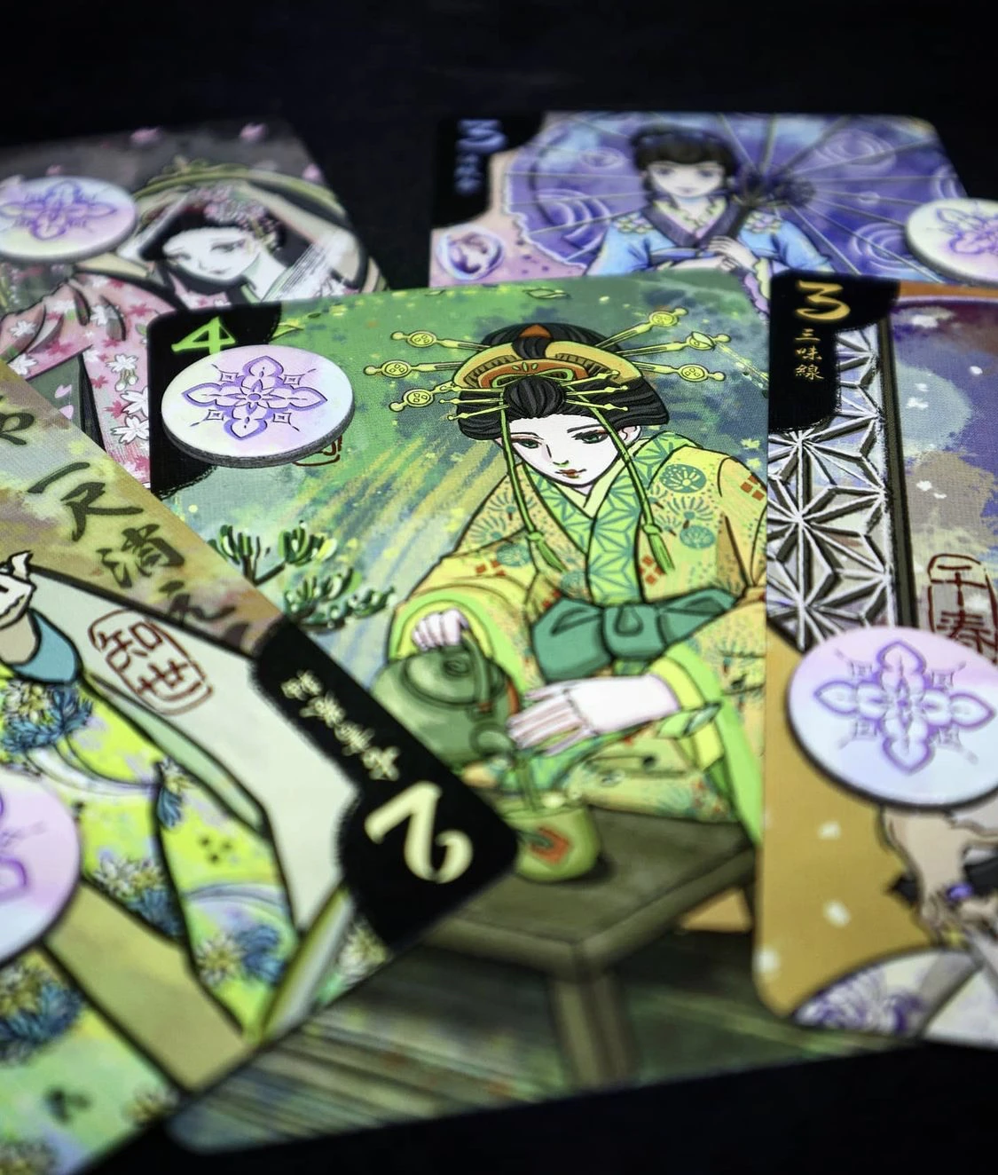 Новинка 2021 настольная игра Hanamikoji карточные игры для сотрудничества легко играть