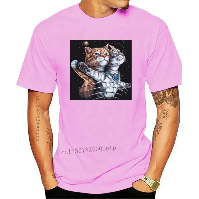 

New Titanic Cat Funny Cat Lover Men Women T Shirt Cotton S-3Xl Black