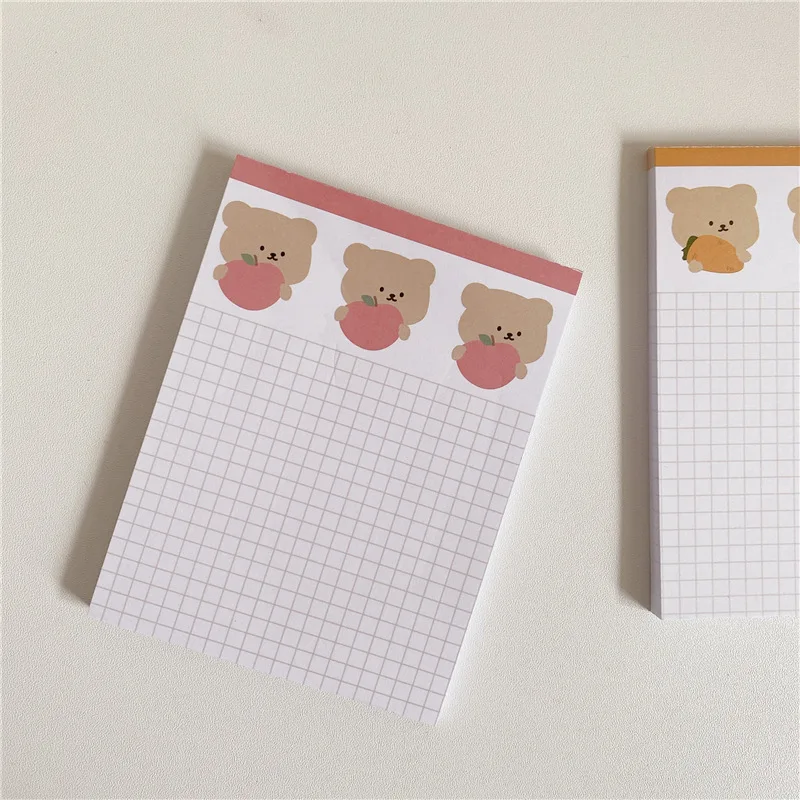 Блокнот для записей с милым медведем 50 листов |