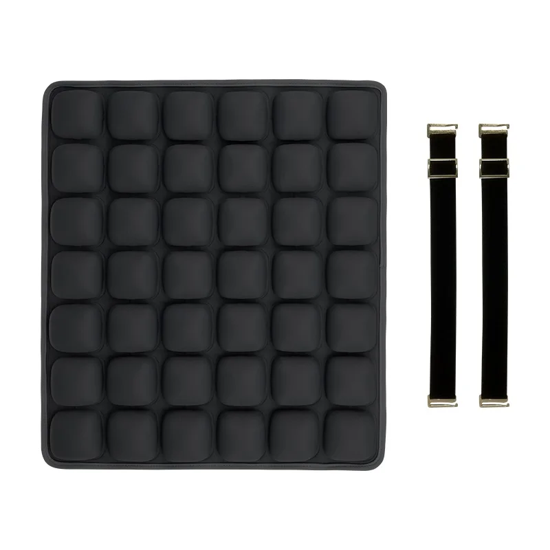 Black back cushion Воздушная ячейка акупрессура коврик массажный коврик для тела надувные подушки сиденья для инвалидной коляски фитнес йога коврик анти-пролежневый облегчение боли - Цвет: Black back cushion