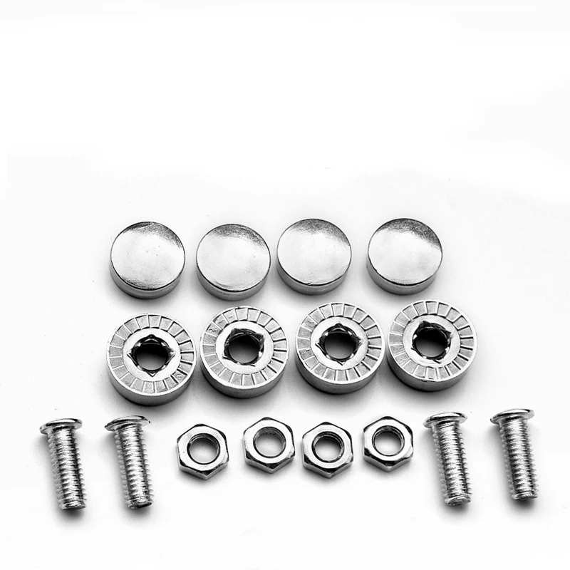 4 шт./компл. болты с защитой от кражи для автомобильного номерного знака крепежные