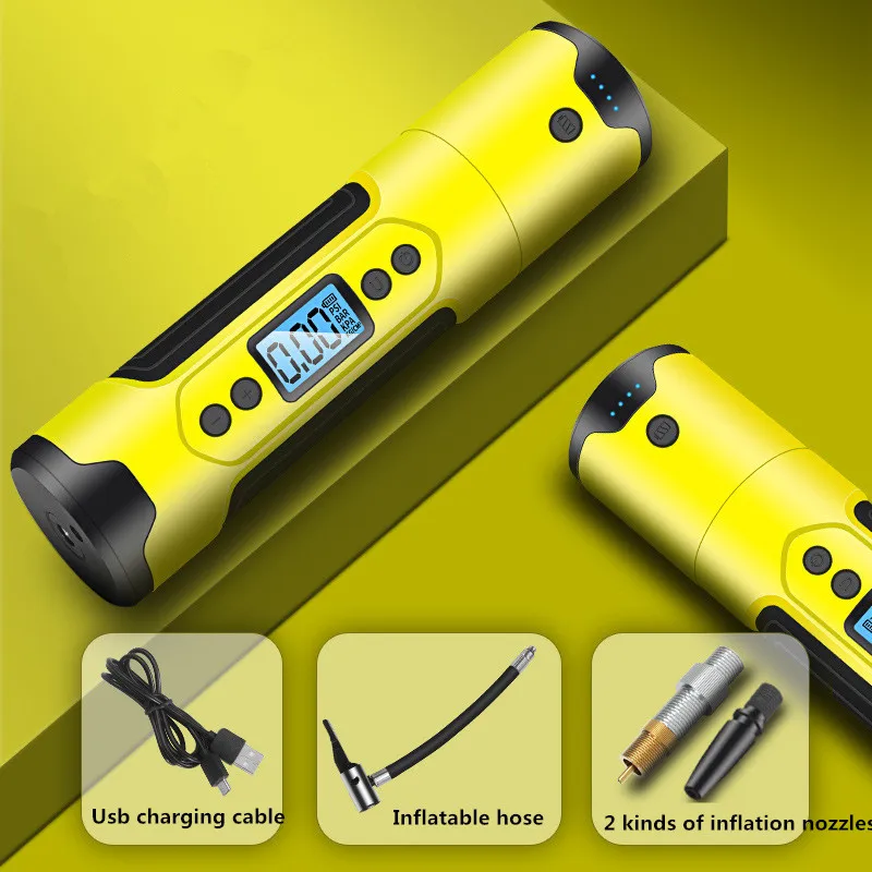 Портативный автомобильный воздушный компрессор насос Мощность банка для