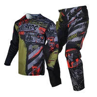 moto motorcycle riding gear set motocross racing jersey pants mountain bicycle moto offroad kits motor suit mens