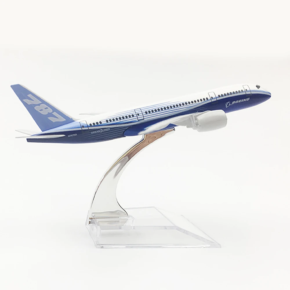 

1/400 Scale Alloy Aircraft Boeing 787 Prototype 14cm Plane B787 Model Toys Decoration Children Gift Collection