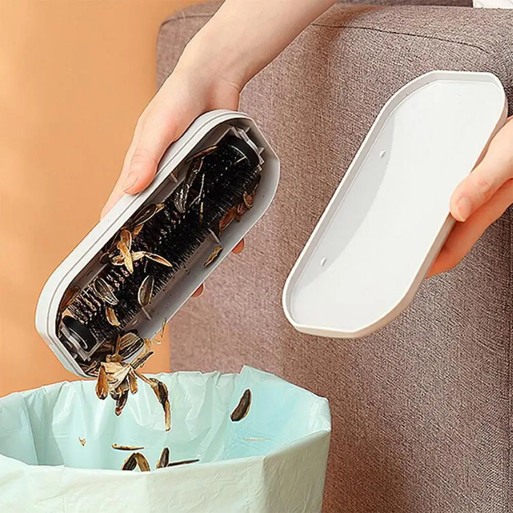 

Carpet Dust Brush Plastic Bedside Table Crumb Sweeper Pet Hair Fluff Cleaner Sticky Picker Lint Roller Clothes Cleaning Sweeping