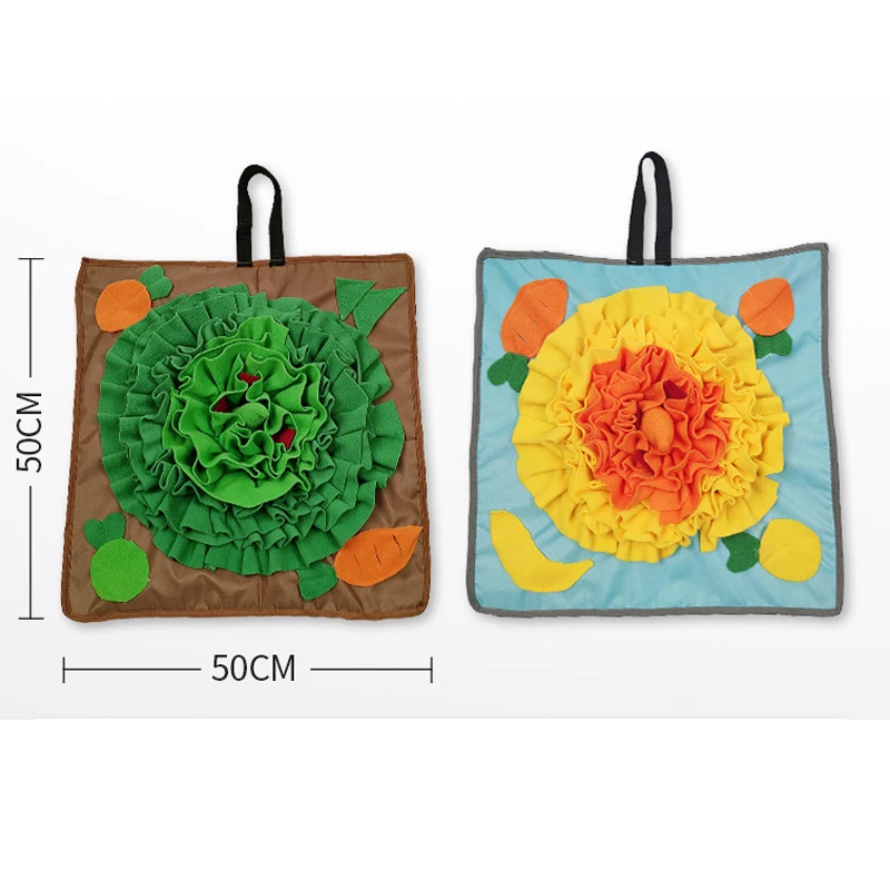 

Pet Dog Sniff Pad Educational Sniffing Toys Stress Relieve Slow Eating Dogs Smell Bowl Playing Nosework Pad Pets Weight Loss Mat