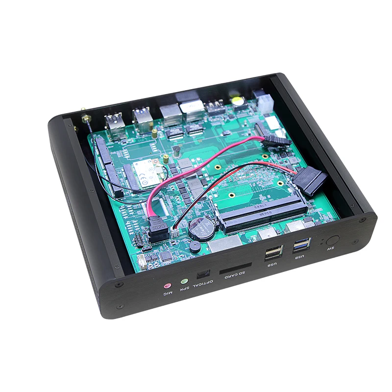MSECORE Intel I3 7100U I5 7260U I7 7660U Fanless gaming Mini PC Windows 10 HTPC linux game PC Desktop Computer HDMI DP 4K WiFi
