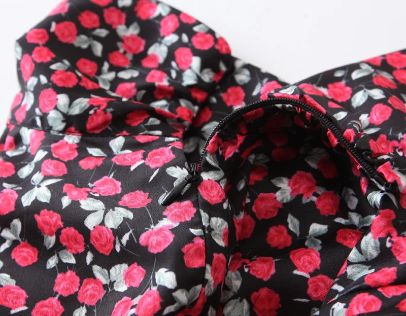 Женская Элегантная блузка с цветочным принтом длинный рукав галстук бабочка