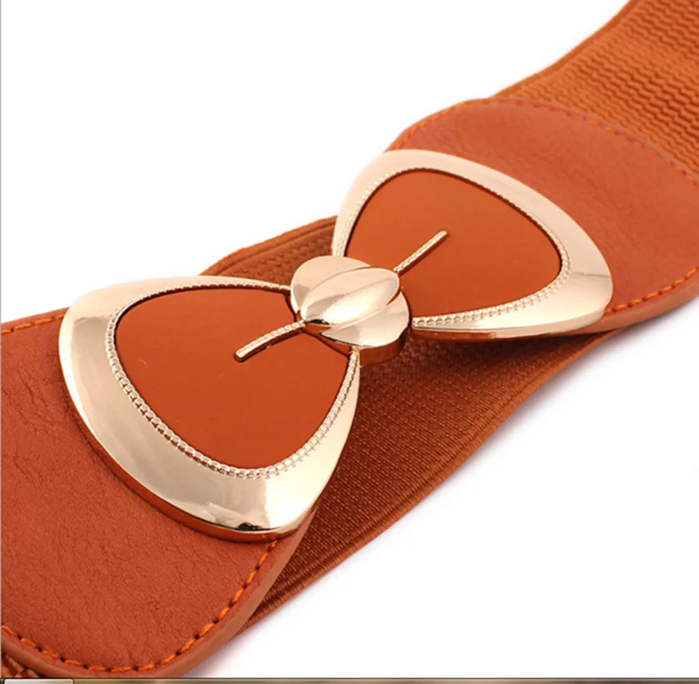 Женский пояс с большим бантом эластичный широкой талией 2020|Женские ремни| |