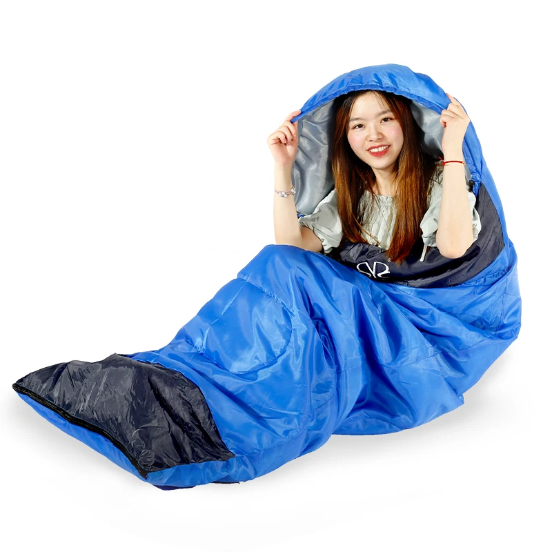 Sleeping Bag Camping Envelope Thermal Adult Winter Bags Outdoor Travel Waterproof Bed | Спорт и развлечения