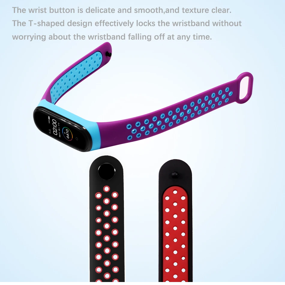 Спортивный ремешок BOORUI mi band 4, удобный ремешок pulseira mi band 4, аксессуары, силиконовый ремешок для xiaomi mi band 4