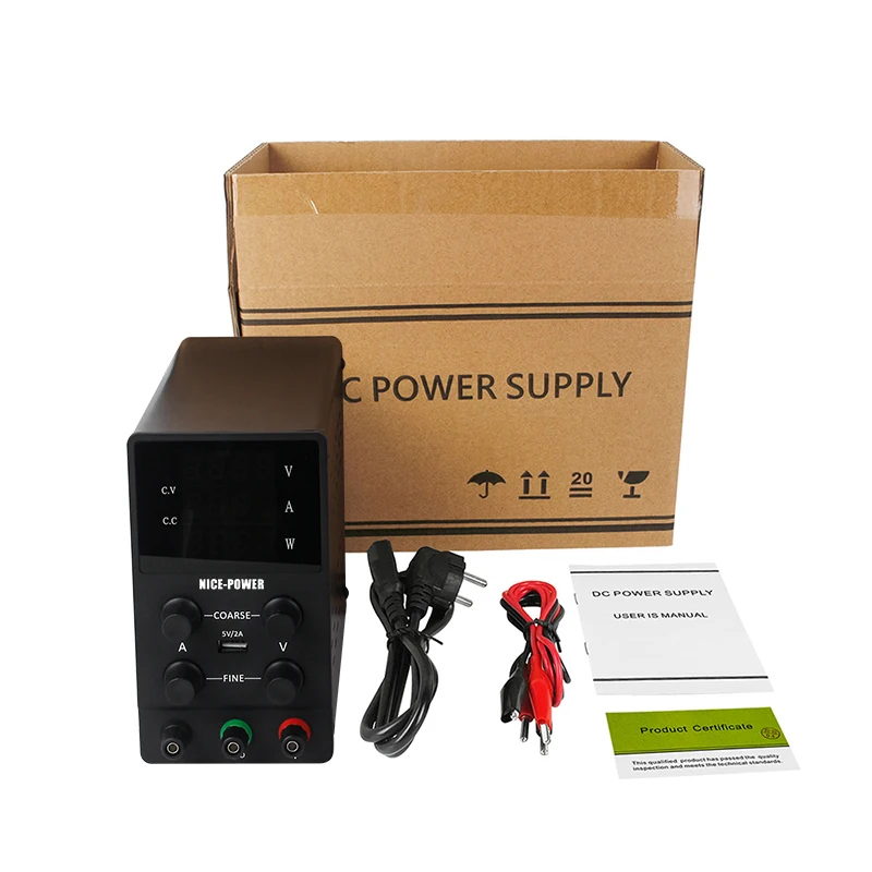 

Mini Black Laboratory Power Supply 30V 10A 60V 5A 120V 3A Adjustable Power Source Voltage Regulator Current Stabilizer 110V 220V