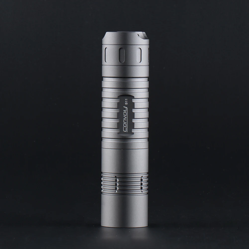 

Super Powerful LED Flashlight Convoy S11 EDC Flash Light XHP50.2 2400lm Grey Torch 18650 26650 Portable Linterna LED Lantern