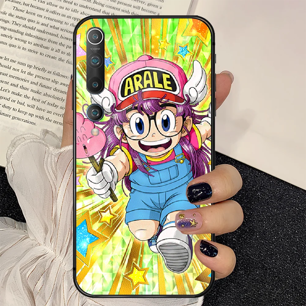 

Dr Slump Arale Anime Phone Tempered Glass Case Cover for Xiaomi Mi A F X POCO M Note 3 9 10 11 i T Pro Lite Etui Cover Luxury