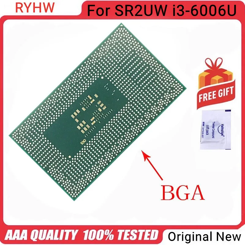 1-10 шт. 100% новый тест очень хороший продукт для SR2UW i3-6006U I3 6006U процессор bga чип с