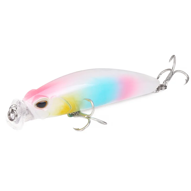 

1pcs New Minnow Fishing Lure 8cm 10g Artificial Plastic Hard Bait Diving Crankbait Wobblers For Fishing Tackle Plastic Fish