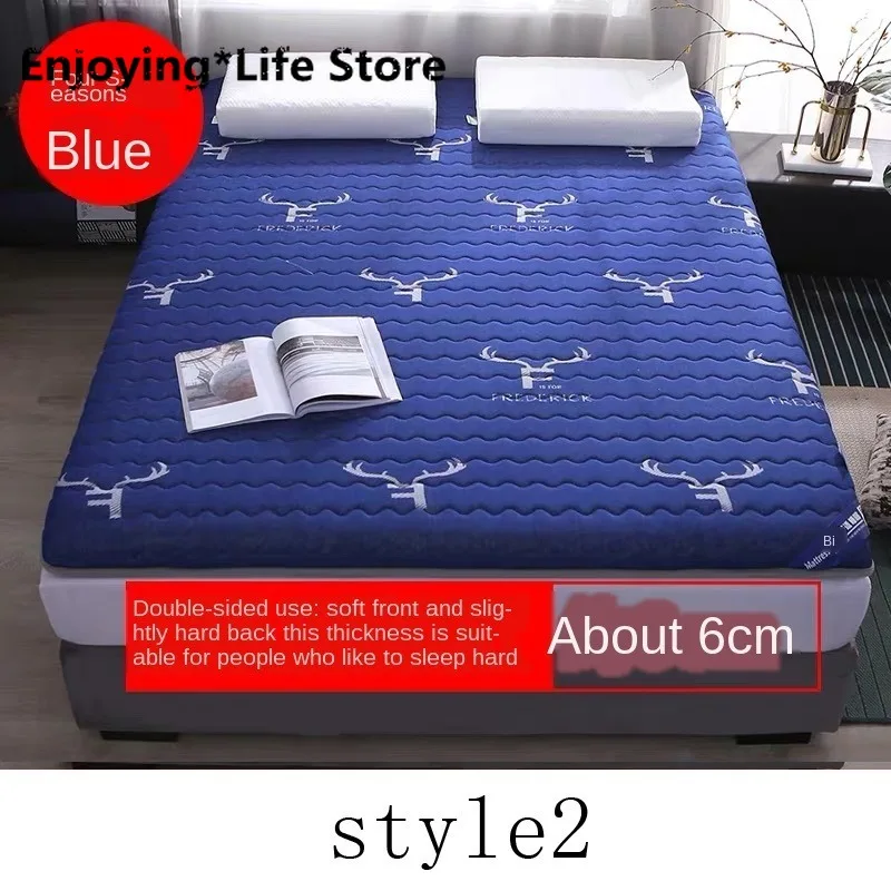 

Breathable Latex Mattress 4D Foldable Bed Floor Tatami Thick 6cm Comfortable Soft Sponge Mattress Topper Twin Queen King Size