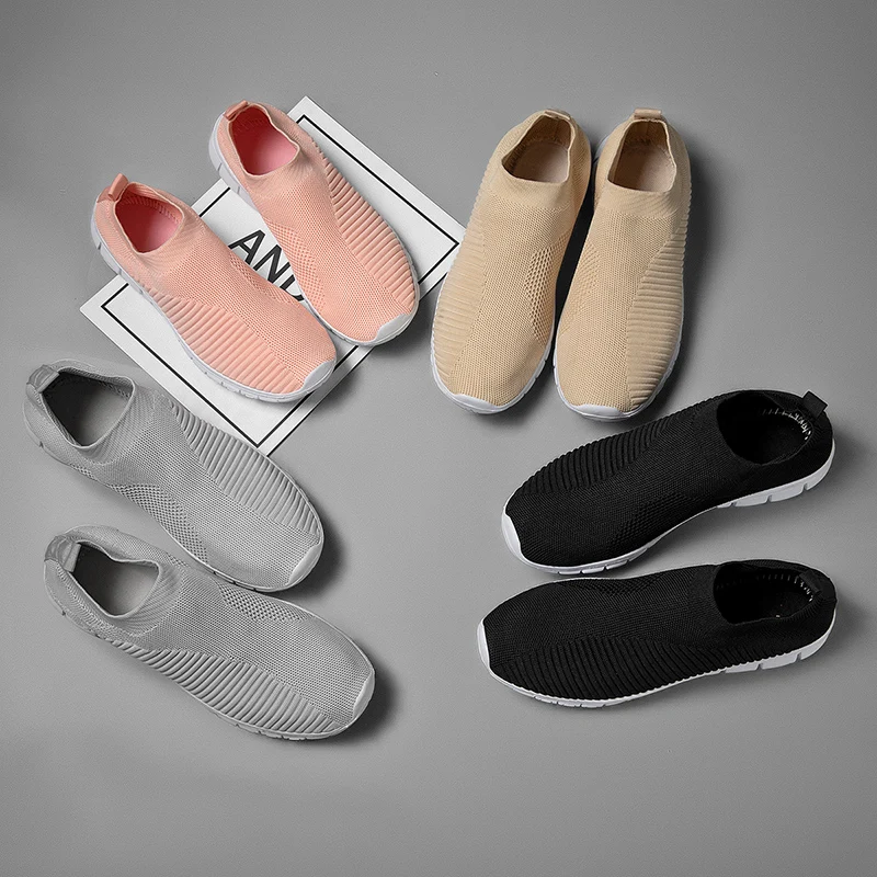 

Hot Sale New Ultralight Comfortable Casual Shoes Couple Unisex Shallow Mouth Walking Sneakers Soft Summer Big Size Breathable
