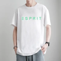 vintage esprit t shirt summer fashion letter emo graphic t shirts cool tide men clothing white harajuku tops gift for men