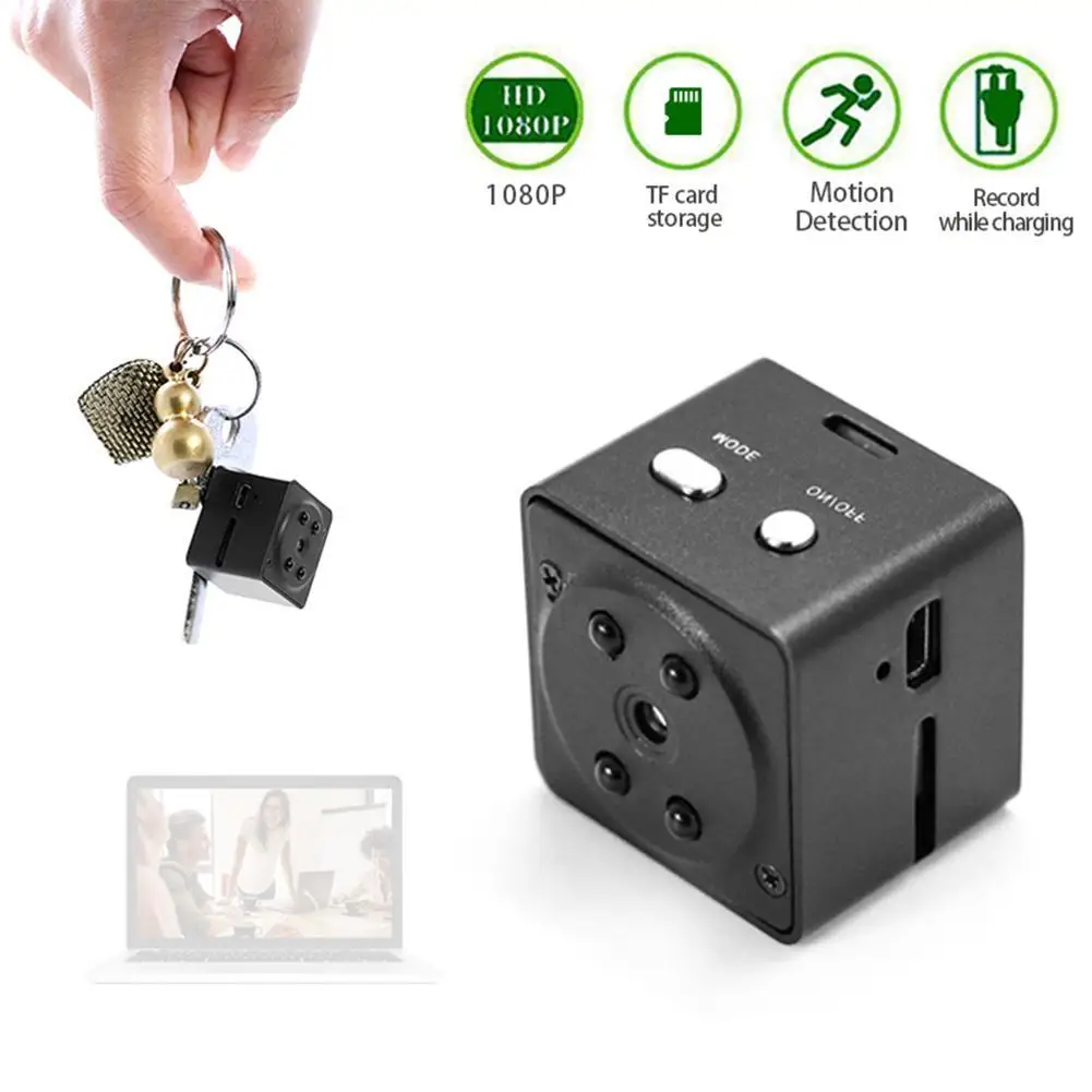 

Security IP Mini Camera A7 1080P HD Small Recording Camera Motion Wireless Outdoor Sports DVR Camera Camcorder Detection U2B4