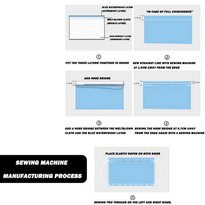 8 шт. набор хлопковой ткани полоски для носа с ярдами эластичные ленты веревка