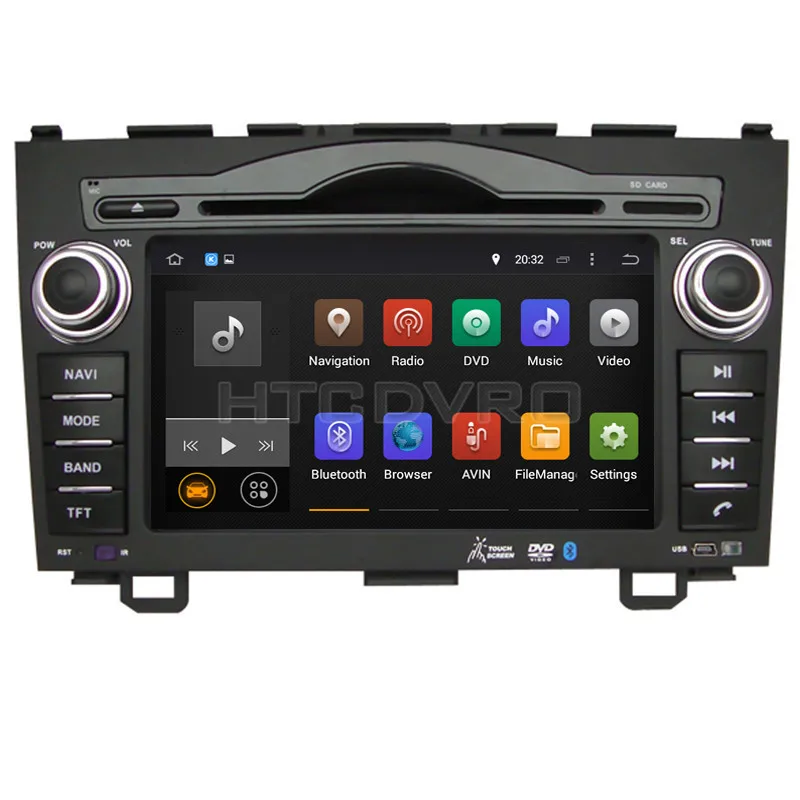 YMODVHT 7 дюймов 4G Восьмиядерный Android 9 0 1 Автомобильный DVD плеер для Honda CRV 2006 2007 2008 2009